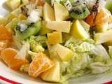Salade de fruits au chou vert