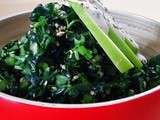 Salade verte qu'on peut manger demain si on veut
