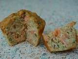 Muffins Dukan saumon fumé et ciboulette de Pedro