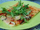 Pizza légère aux légumes du soleil et à la mozzarella de Gaia