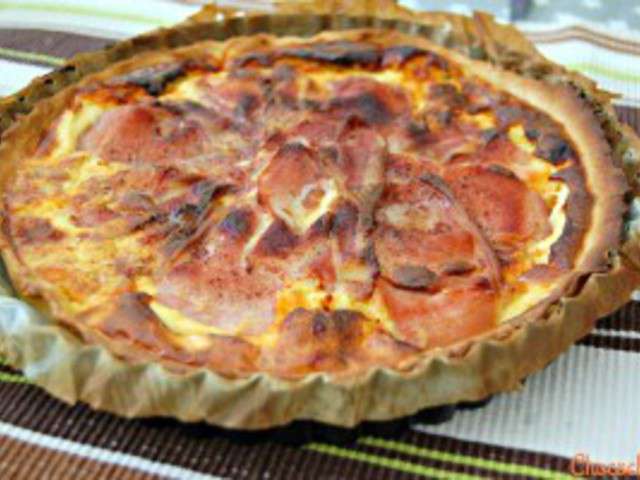 Recettes De Quiche Au Bacon De Chococlara 