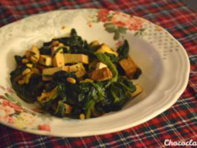 Recette - Tofu fumé, sauce soja et condiment japonais au radis bleu -  Quitoque