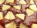 Brownie fondant aux noisettes et à l’ananas