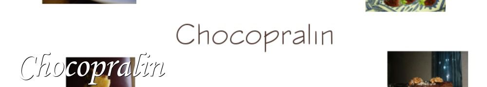 Recettes de Chocopralin