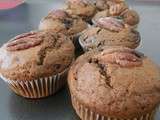 Muffins Chocolat et Noix de Pécan