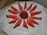 Pavlova aux fraises et menthe fraiche