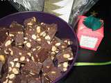 Fudges au chocolat noir et cacahuètes