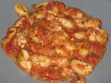 Gnocchis tomate, mozza, basilic