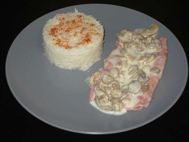 Recettes de Sauce champignon et Jambon