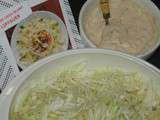 Salade de chou blanc et liptauer