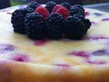 Gâteau à la vanille et fruits rouges