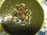 Potage champignons cerfeuil