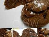 Muffeleine [la madeleine qui faisait son muffin] chocolat pain d'épice & coeur coulant chocolat piment d'espelette
