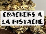 Crackers à la pistache et aux graines de courge