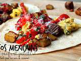 Tacos mexicains aux oeufs et aux patates