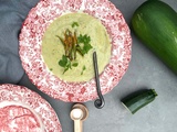 Potage courgette noix coco