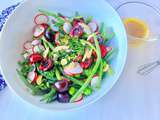 Salade estivale aux haricots parfumée aux herbes aromatiques & citron confit