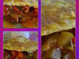 Omelette à la Ratatouille