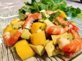 Salade Thaï aux mangues et crevettes