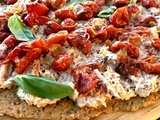 Tarte Crackers au Thon et Tomates Confites (Ig Bas)
