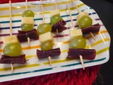 Brochettes apéritives automnales