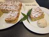 Crumb cake à la rhubarbe