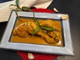 Cuisses de poulet à la sauce cacahuète