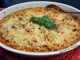 Gratin de crozets aux aubergines