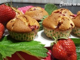 Muffins aux fraises – clarisse en cuisine