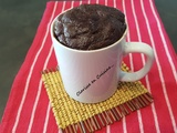 Mug cake fondant au chocolat