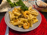One pot pasta aux fruits de mer et pesto