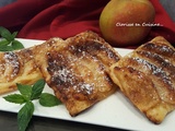 Tartelettes fines feuilletées aux pommes