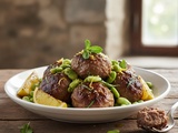 Boulettes de bœuf aux fèves et citron pour un repas rapide