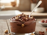 Crème dessert au chocolat et noisette végane : recette simple et savoureuse