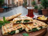 Gözleme chaussons turcs épinards feta et menthe : Recette authentique facile à la maison