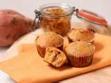 Muffins à la patate douce et raisins secs