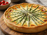 Quiche aux asperges vertes : recette facile pour un repas printanier