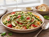 Risotto aux légumes végan : recette facile et délicieuse pour tous les jours