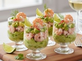 Verrine avocat crevette à faire la veille : une entrée festive irrésistible