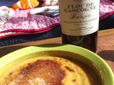 Crème brûlée au Floc de Gascogne rouge