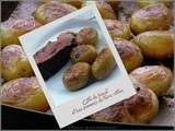 Côte de bœuf marinée et ses pommes de terre rôties (plancha)