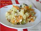 Salade de chou blanc carottes et raisins
