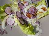 Salade printanière aux fleurs de ciboulette