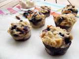 Muffins myrtilles amandes (végétaliens)