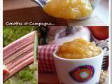 Compote Abricots, Rhubarbe et Pommes