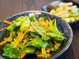Salade de céleri et carottes au sésame