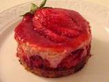 Cheesecake aux fraises gariguettes