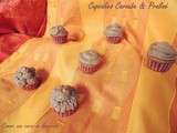 Cupcakes caroube praliné