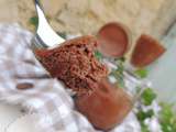 Mousse légère au chocolat & lait de coco – Light coconut milk chocolate mousse