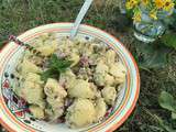 Salade de pommes de terre câpres & cornichons - Capers & gherkins potato salad